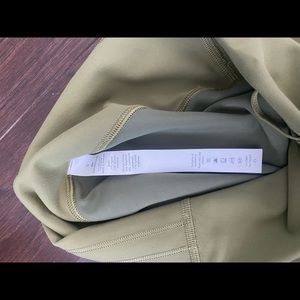 Army green lululemon leggings